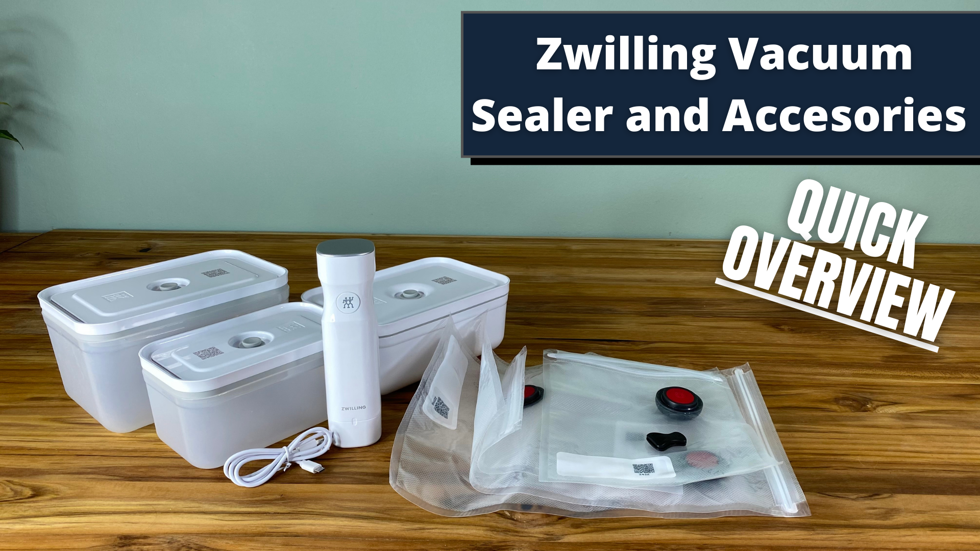 Watch Zwilling Vacuum Sealer and Accessories Quick Look! on Amazon